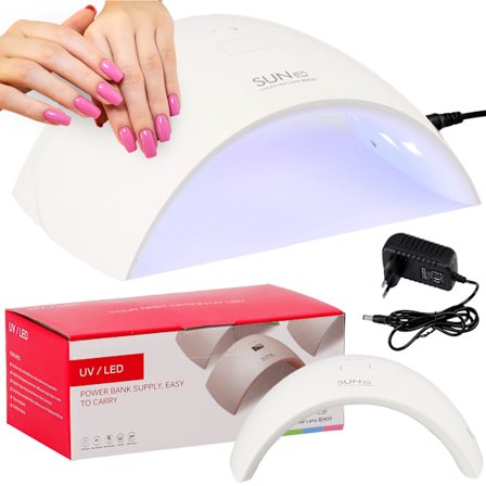 Lampa led uv 24w hybrydy żele usb powerbank hållbar