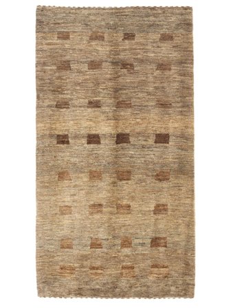 Hand Knotted Gabbeh Persia Fine Rug 105X190 Wool Brown/Orange Small