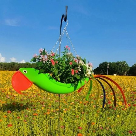 Bird Flower Pot Kotipuutarhanhoito VIHREÄ