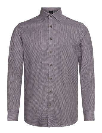 Lindbergh Black | Dobby Shirt L/S | L