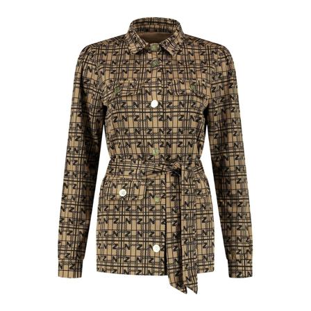 Nikkie, Light Jackets Bruin, Dames, Maat:XS,polyester