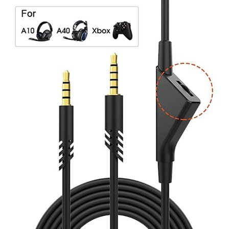 Ersättningskabel för Astro A10 A40 A30 G233 Gaming Headset