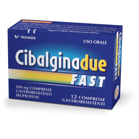 Cibalgina Due Fast 12 Compresse 200mg