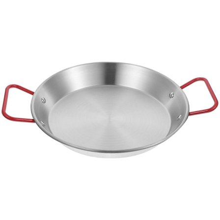 Stekpanna i rostfritt stål Praktisk stekpanna för stekt kyckling och spaghetti Köksredskap för hemrestaurang (20cm)