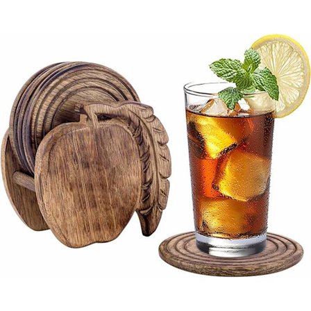 Träunderlägg & Hållare 6-pack