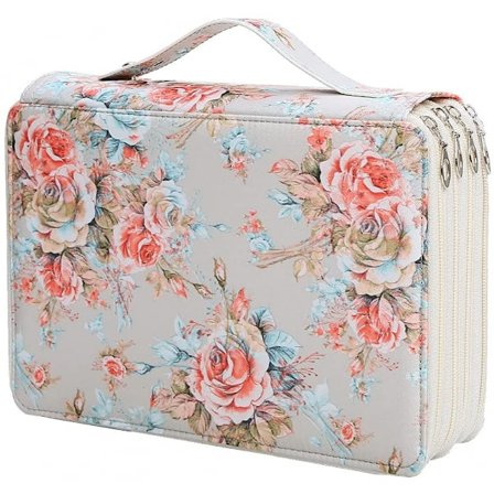 Kannettava värikynäkotelo Ruusukynäkotelo Lokero 300 Lokeroa Värikynäkotelo Järjestäjä Vetoketjulla Prismacolor Vesivärikynille, Crayo