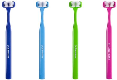 Dr. Barman's SuperBrush Tandbørste Voksen 1 stk. - Der kan ikke vælges farve., Medicin & Pleje, Tandbørster, Voksentandbørster