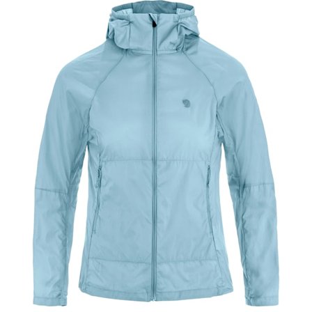 Fjällräven Dam's Keb Lätt Wind Jacket in Breeze Blue | Size: 2XS