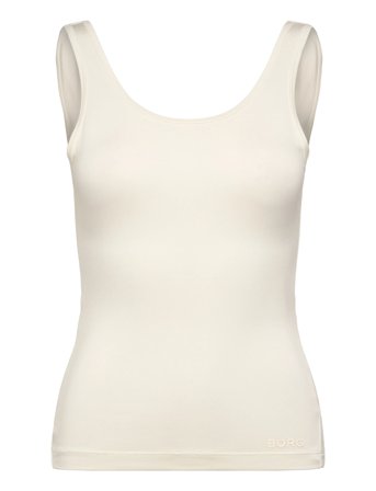 Björn Borg Studio Deep Back Tank Top - Cream - XL
