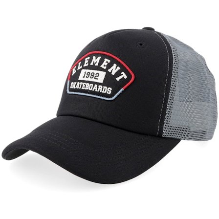 Element - Team Cap Flint Black Trucker Trucker Black Cap - @ Hatstore