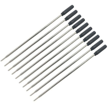 20 stk kulepennrefill for Cross-penner - Fin spiss - Svart blekk