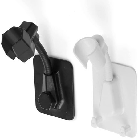 2-osainen suihkupään pidike, 360 astetta kääntyvä universaali säätö