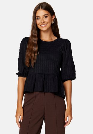 Happy Holly Sherry structure top Black Klær