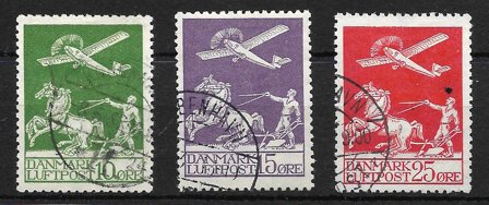 Danmark 1925 - AFA 144 -46 - Stemplet