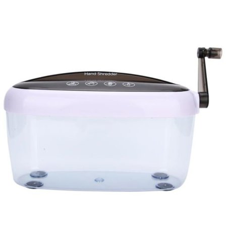 A4 svart manuell pappersförstörare