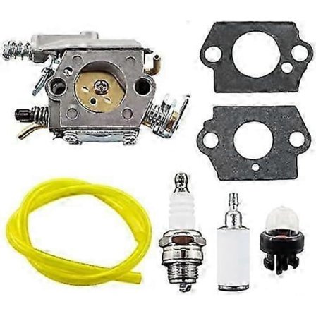 Karburatorsæt til Husqvarna 225 227 232 235 240 577133001 537052701 522607401 503281517 Erstatter Walbro WT-964 WT-548