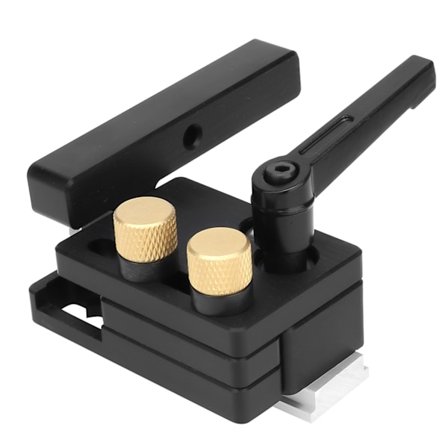 2 STK Venstre Højre Geringsskinne Stop Træbearbejdning Positioneringsbegrænser Slids Skinne Stopper