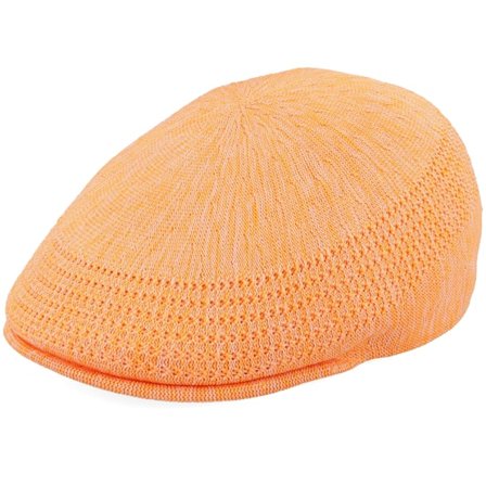 Kangol - Oransje flatcap Caps - Kg Color Burst Ventair 507 Orange Gradient Flat Cap @ Hatstore