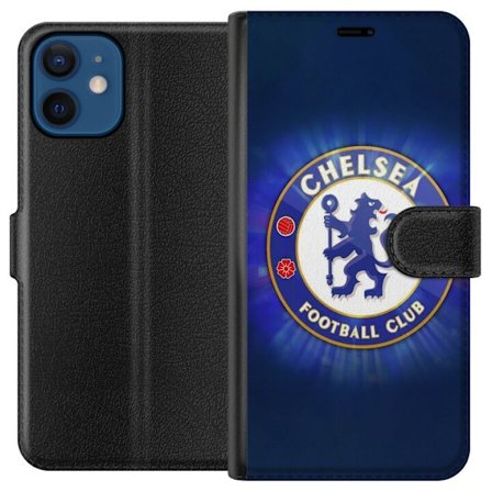 Kompatibel Tegnebogsetui til Apple Apple iPhone 12 Chelsea Fodbold