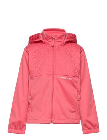 Briska Kids Jkt 3 Outerwear Jackets & Coats Windbreaker Rosa Didriksons*Betinget Tilbud