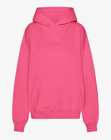 Organic Oversized Hood - Bubblegum Pink XL