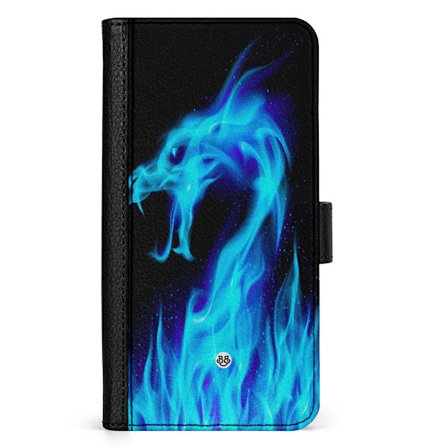 Bjornberry Xiaomi Redmi Note 12 Pro Fodral -Blå Flames Dragon