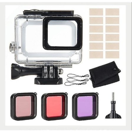 Gopro Hero5/6/7 Kamera Tilbehør Dykning Filter Anti-tåge Film Sæt