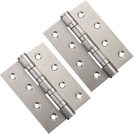 2 Stykker Hengsel Vindushengsel (Sølv) 100mm Skapdørhengsler, ZQKLA