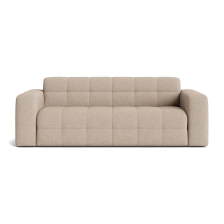 Paris 3 personers sofa - Loop Beige - 223x98x77cm - Elegant 3 personers sofa med eksklusivt design og uovertruffen komfort til stuen
