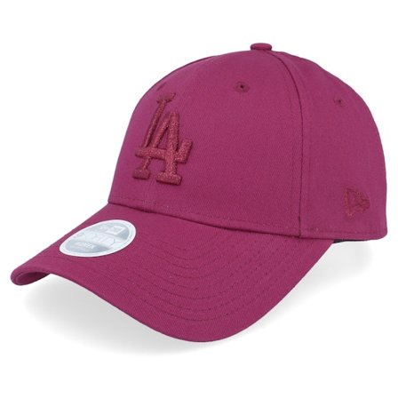New Era - MLB Rouge adjustable Casquette - Los Angeles Dodgers Womens Metallic Logo 9FORTY Cherry Jam/Cherry Jam Adjustable @ Hatstore
