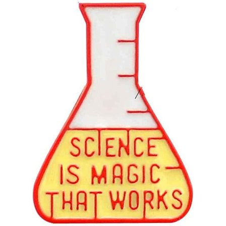 Emalj pin hjärta formad kista vetenskap kemi spindelväv brosch unisex pin tecknad knapphål pin