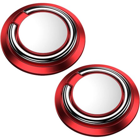 2 st Mobiltelefon Ringhållare Magnetisk Finger Ring Stativ Bilhållare Tillgänglig 360 Justerbar Mobiltelefon Slinga För Alla Smartphones