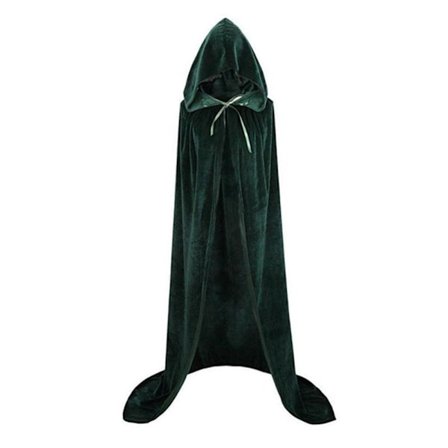 Velvet Cloak Cape Ghost Capes GRÖN green