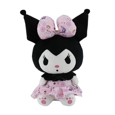 Sød My Melody Cartoon Kuromi Plys Legetøj Pink Nederdel