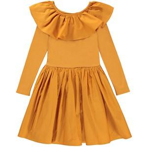 Molo Old Gold Cille GOTS Dress 92/98 cm - Dresses - 92/98 cm - Orange - Mädchen
