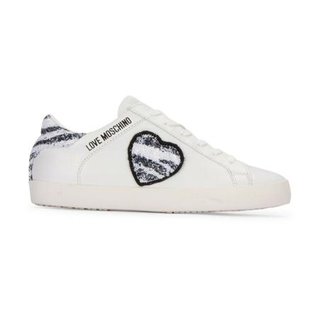 Love Moschino, Sneakers Wit, Dames, Maat:35 EU
