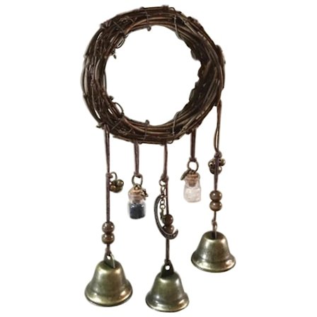 Hekse-Klokker Beskyttelses-Dørhængere Hekse-Vindklokker Krans Hængende Hekse-Klokker Til Hjemmedør Dørknap Heksekunst Dekorationer