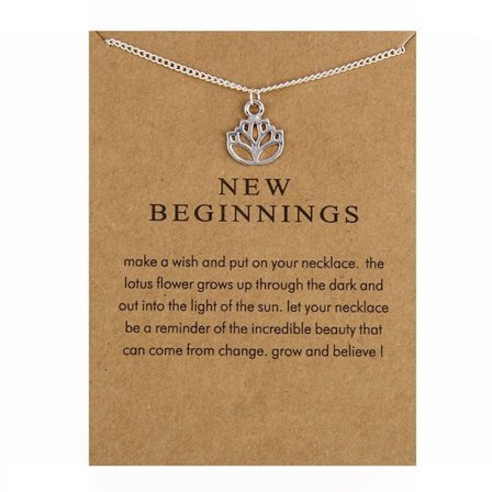 Gåvohalsband Silver Förändring/Change Kedja Hänge