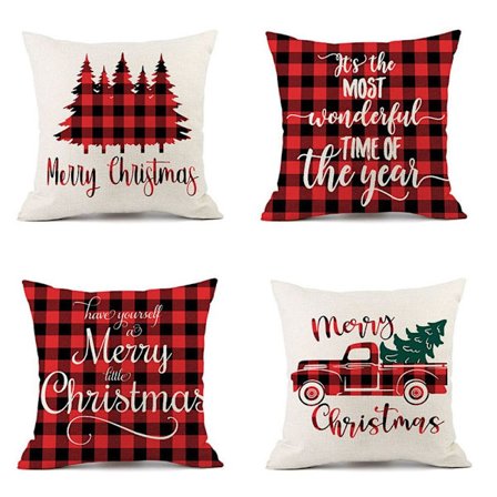 Joulu tyynynpäällinen Joulu tyynynpäällinen 45 x 45 cm Joulu tyynynpäällinen KLB