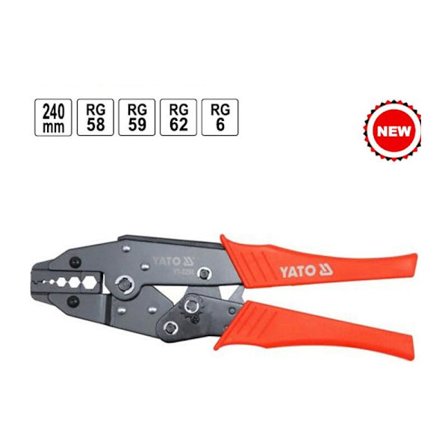 LS-457 koaksiaalikaapelin puristustyökalu BNC-kaapeliliittimien puristamiseen RG8 RG213 kaapelin puristustyökalu