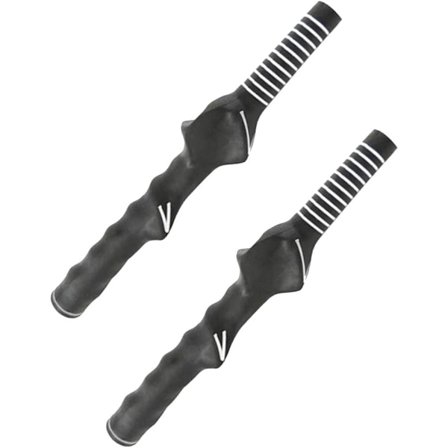 2 stk Høyrehånds Golf Treningsgrep Golf Klubbgrep RH Treningshjelpemiddel Golf Swing Trener Tilbehør, 26cm