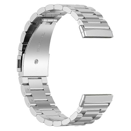 Type C Fitbit Versa 4/Sense 2 Kolmen Helmen Älykellon Ranneke Taitettava Solki Metallinen Ranneke[HK]