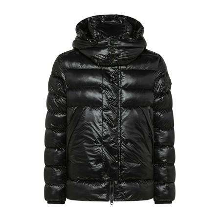 Peuterey, Bomber jacket in fine nylon ripstop Zwart, Heren, Maat:3XL