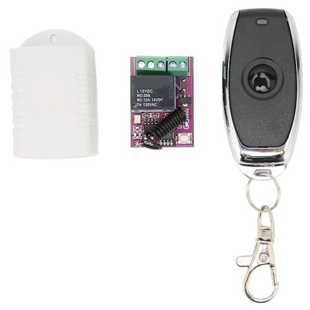 Trådløs fjernkontrollbryterrele 20A trådløst relé med fjernkontroll og plastboks 12V