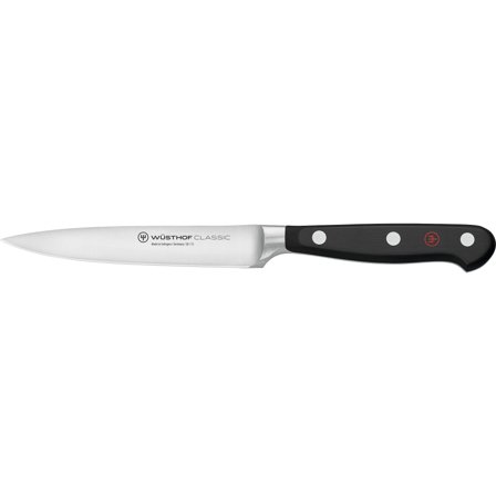 Wüsthof Classic Universalkniv 12 cm' - 'Svart og stål