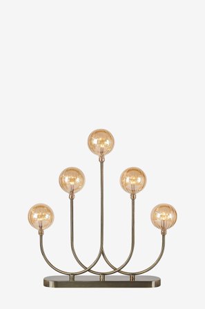 Markslöjd - Lysestake Enys 5L - Messing - Adventsstaker - Fra Homeroom