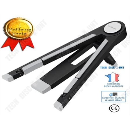 Tabletstöd - TD - CPH16 - Fällbar - Justerbar - Svart Metall