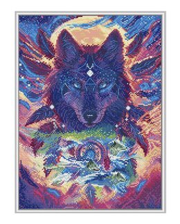 Broderipakke Bilde Ulvemagi - LetiStitch