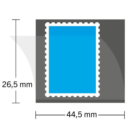 HAWID - Tilskårne - 44,5x26,5 mm - Sort - 50 stk