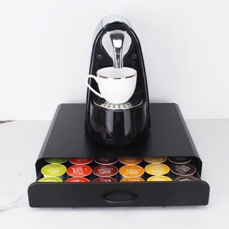 Dolce Gusto Kapselhållare - Kaffekapselhållare - Kapacitet 36 Kapslar - Kaffepodhållare, Förvaringslådor.